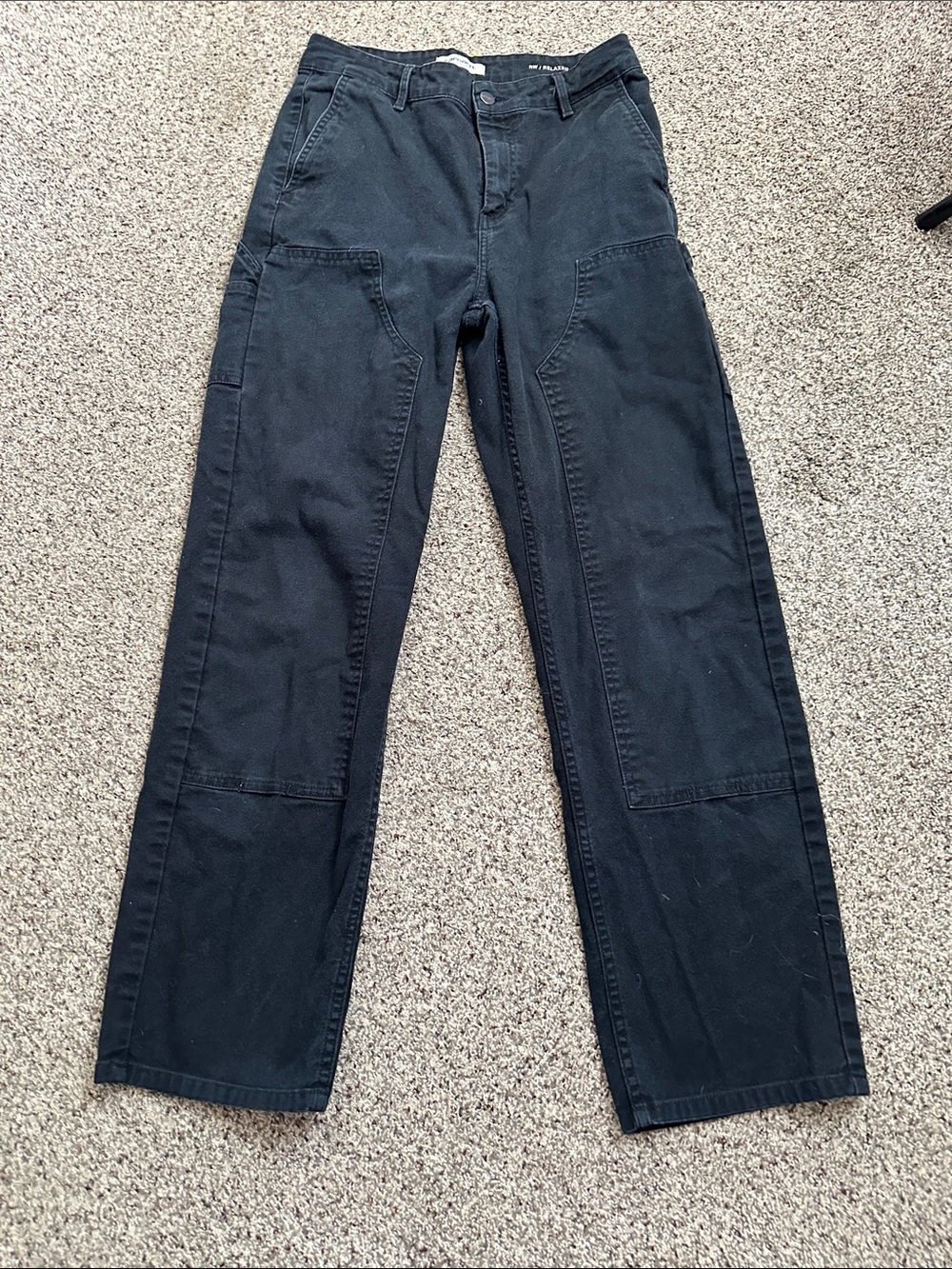 Carhartt RW relaxed straight Men's Black Utility Pants size 26